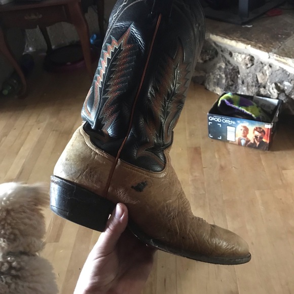 Vintage tony lama cowboy boots sz9D - Picture 4 of 7
